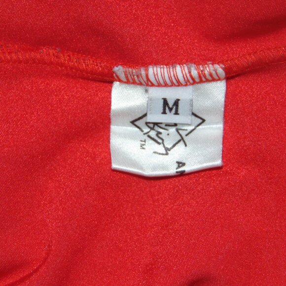 Angela King Red Long Sleeve Leotard M - Picture 5 of 7